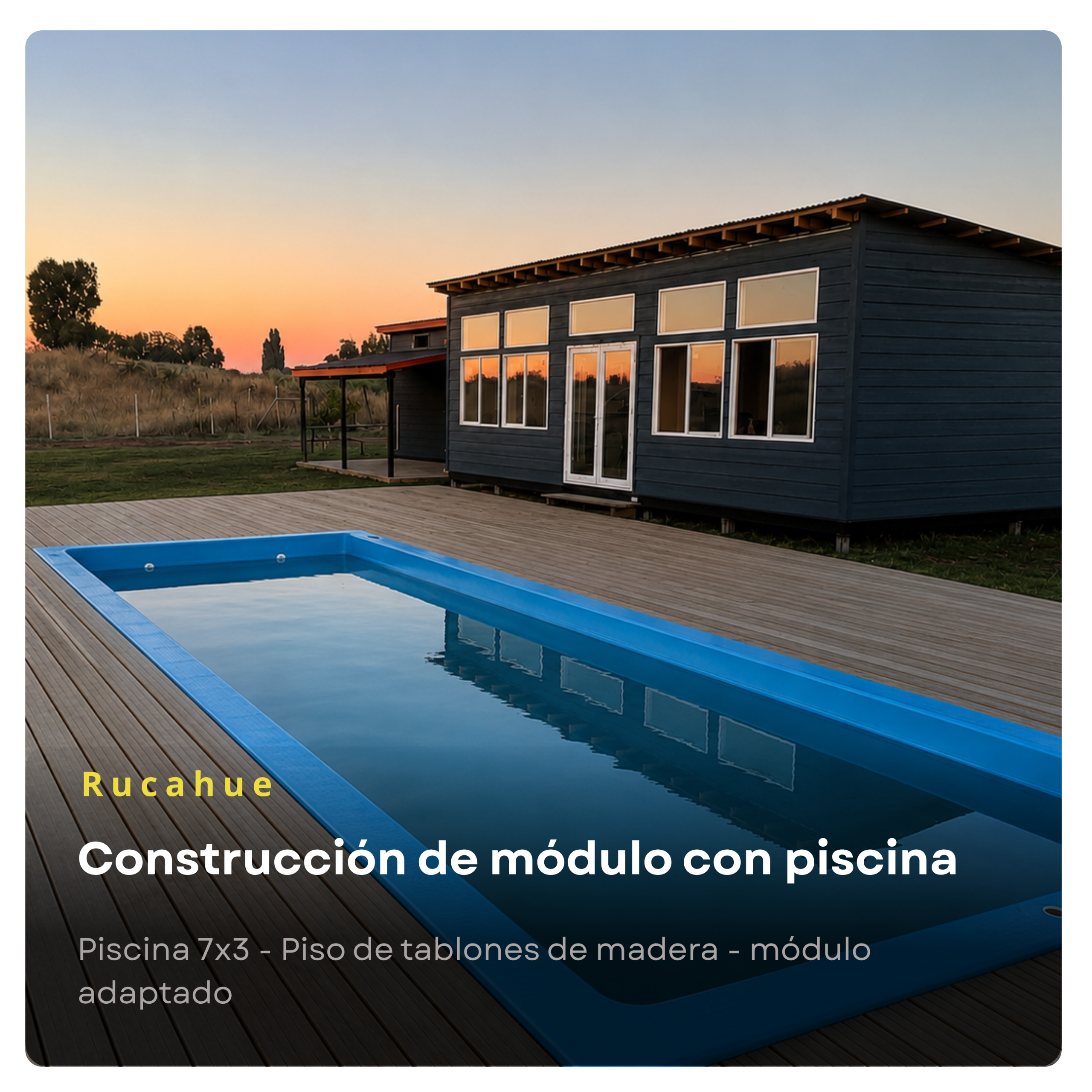 Piscinas de fibra de vidrio